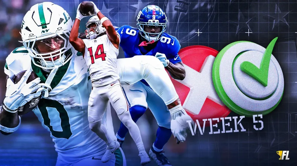 Start 'Em, Sit 'Em For Week 5 Fantasy Football Lineups: Michael Wilson, Braelon Allen & More