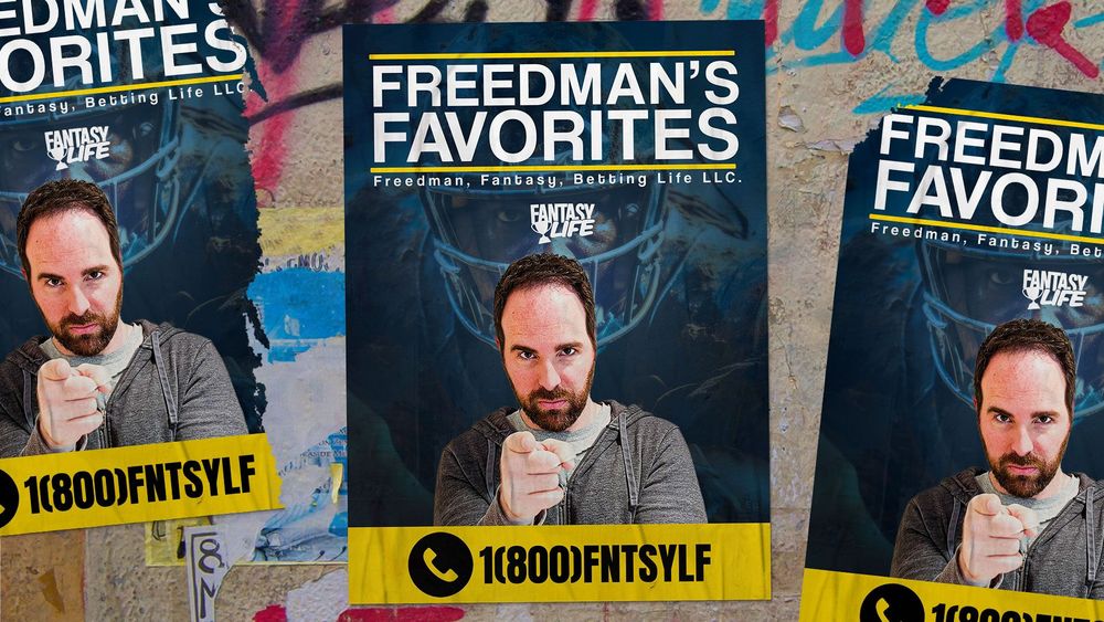 Freedman's Favorites. The Best Week 3 Fantasy Football Plays.